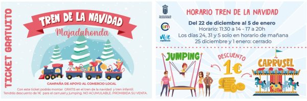 Tickets gratuitos tren de la navidad